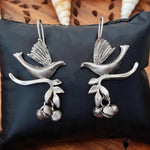 Thumbnail for JS Fashion Beautiful Designer Oxidized Silver Fancy Earrings for Women & Girls