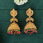Thumbnail for JS Fashion Rajwadi Polish Traditional Temple Earrings for Women & Girls - Distacart