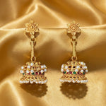 Thumbnail for JS Fashion Traditional Rajwadi Jhumka Earrings for Women & Girls - Distacart