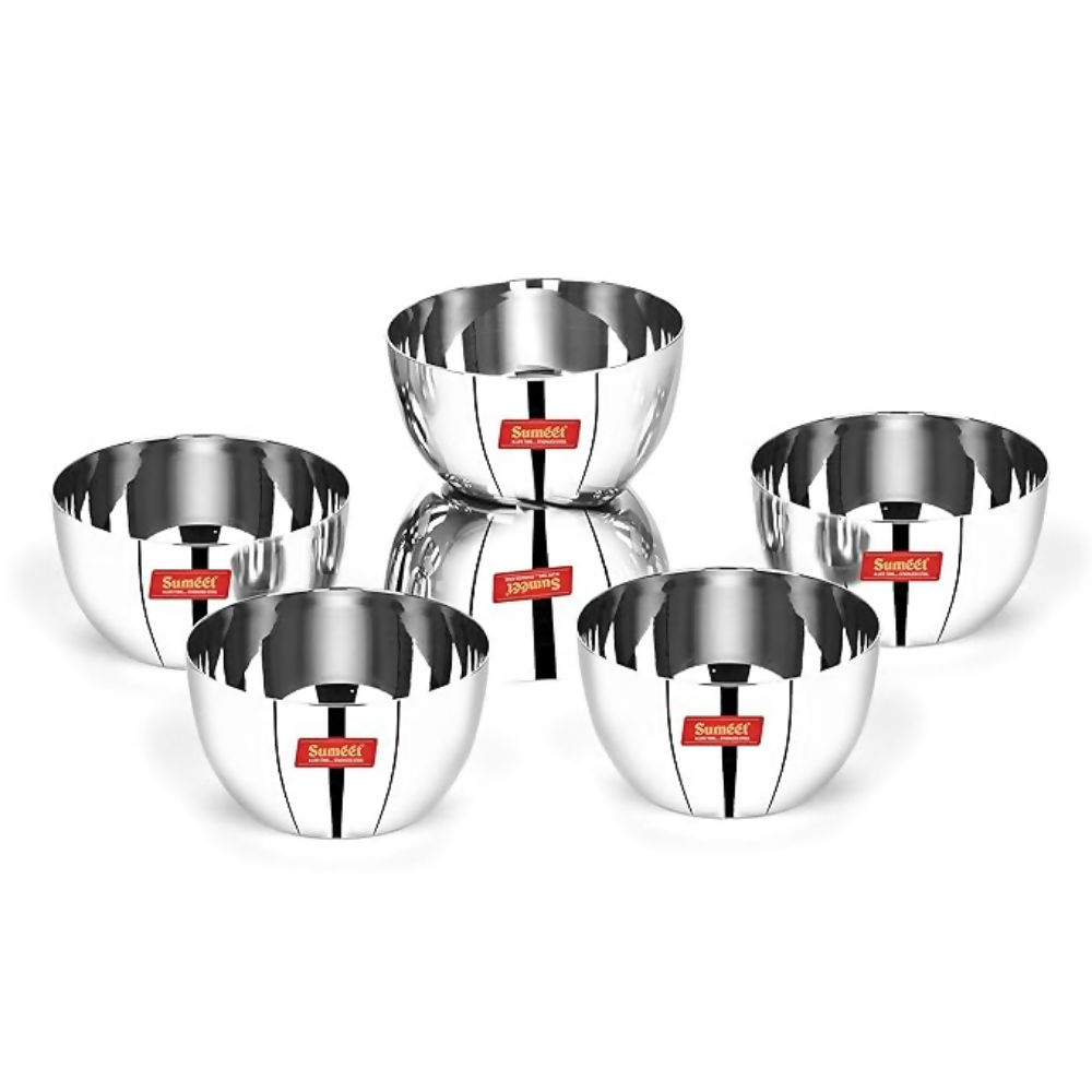 Sumeet Stainless Steel SoLid Apple Bowl - Dista