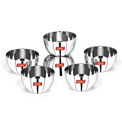 Sumeet Stainless Steel SoLid Apple Bowl - Dista