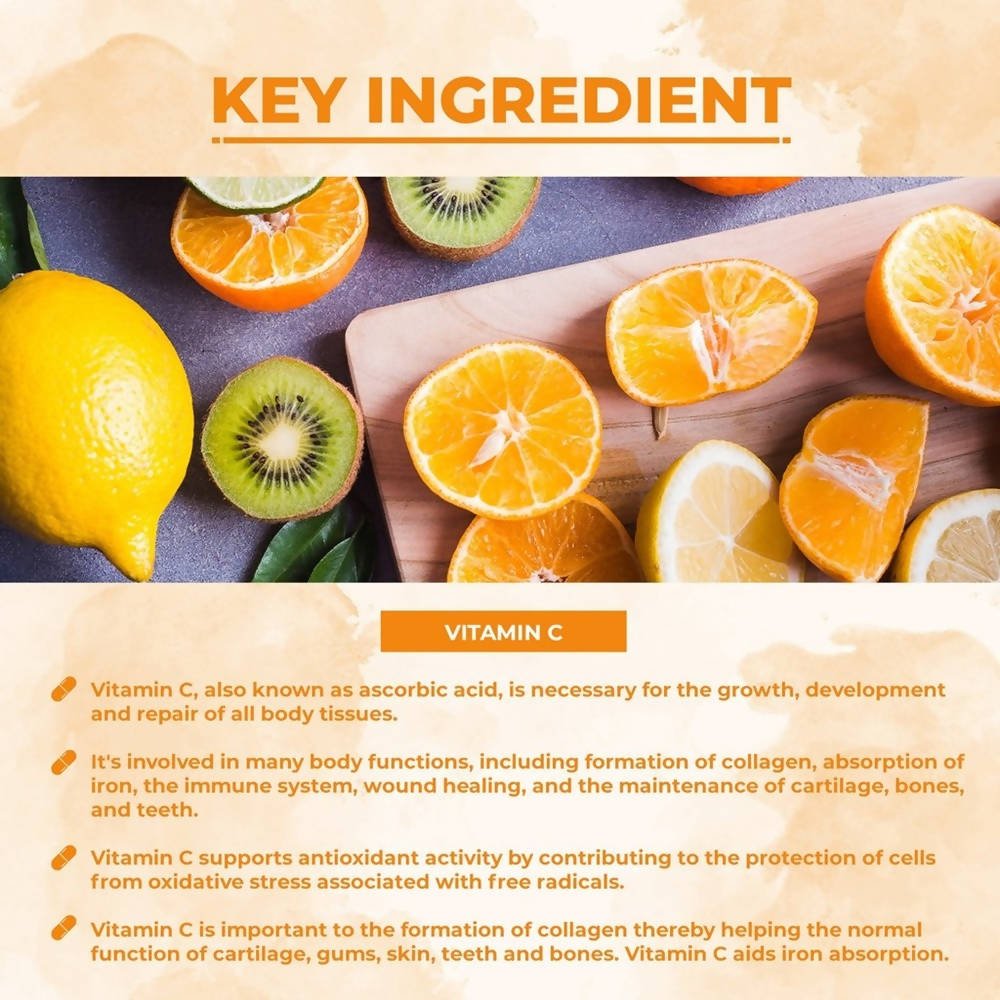 Ae Naturals VC+ Vitamin C Chewable Tablets With Zinc