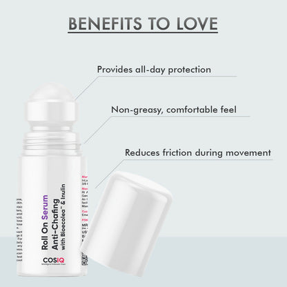 Cos-IQ Anti Chafing Roll-On Serum With Bioecolea & Inulin - Distacart