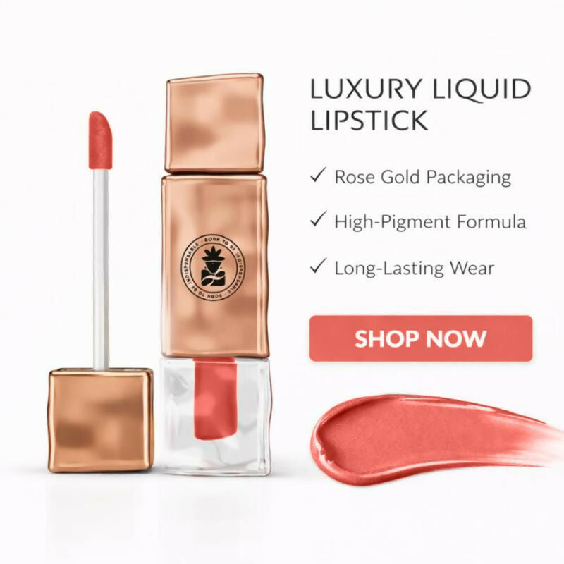 BOBI Velvet Matte Liquid Lipstick, Shade_8 POP - Dista