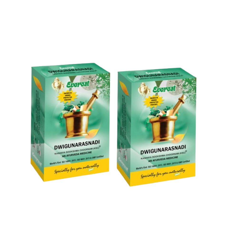Everest Ayurveda Dwigunarasnadi(Rasnadwigunabhagasya) Kashaya Sookshma Choornam - Distacart