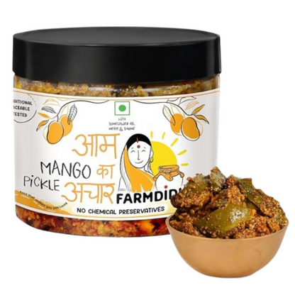 FarmDidi Mango Pickle - Tangy & Salty - Distacart