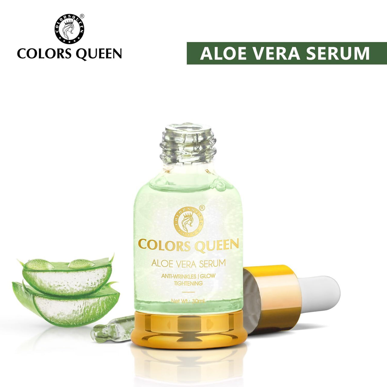 Colors Queen Aloe Vera Face Serum - Distacart