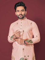 Thumbnail for Anaita Light Pink Multicolour Kurta - Distacart
