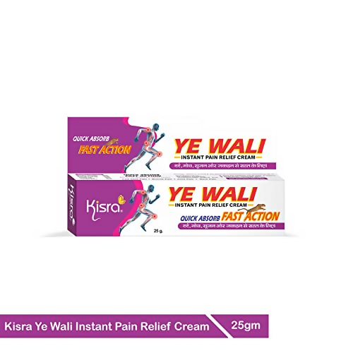 Kisra Ye Wali Instant Pain Relief Cream - Distacart