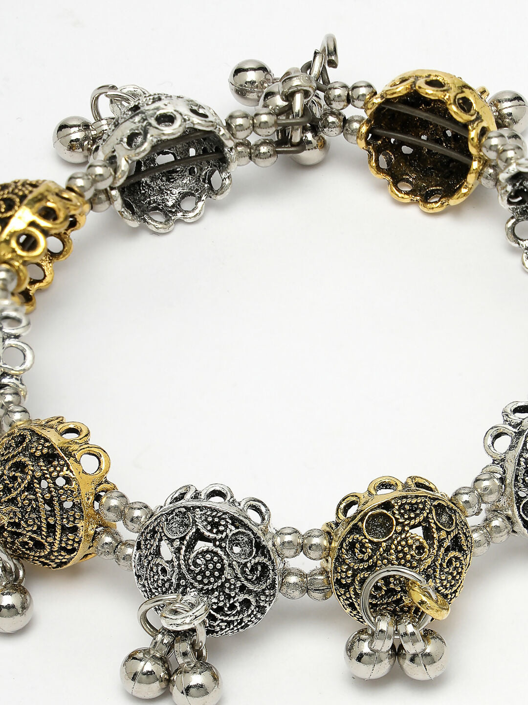 NVR Women's Gold Plated Stylish Latest Design Multicolor Bracelet - Distacart