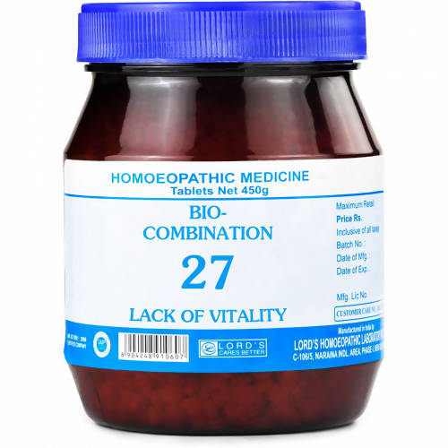 Lord's Homeopathy Bio-Combination 27 Tablets - Limited Time Offer - Distacart