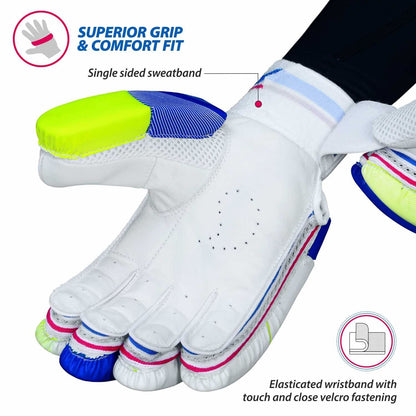 DSC Intense Attitude Men's Cricket Batting Gloves (Colour May Vary) - Distacart