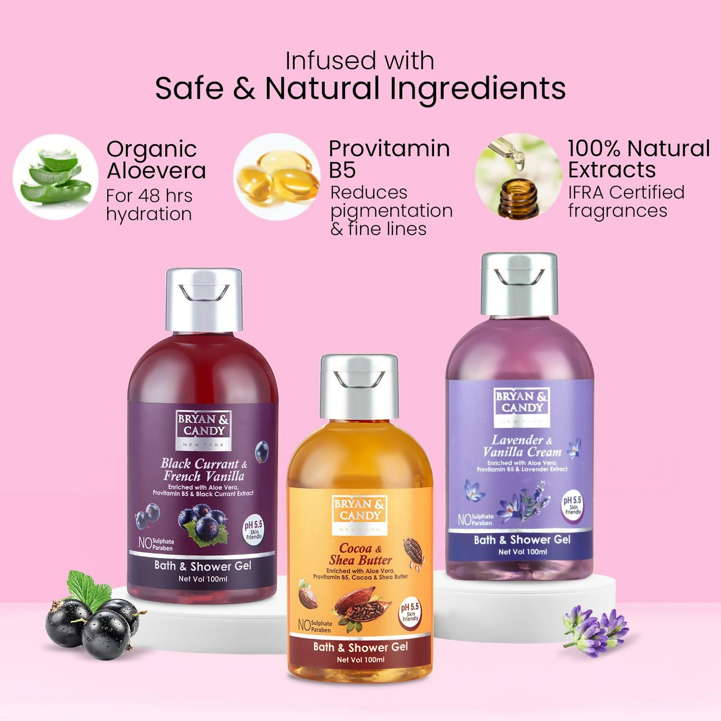 Bryan & Candy Luxurious Bliss Essential Shower Gel Combo Kit - Distacart