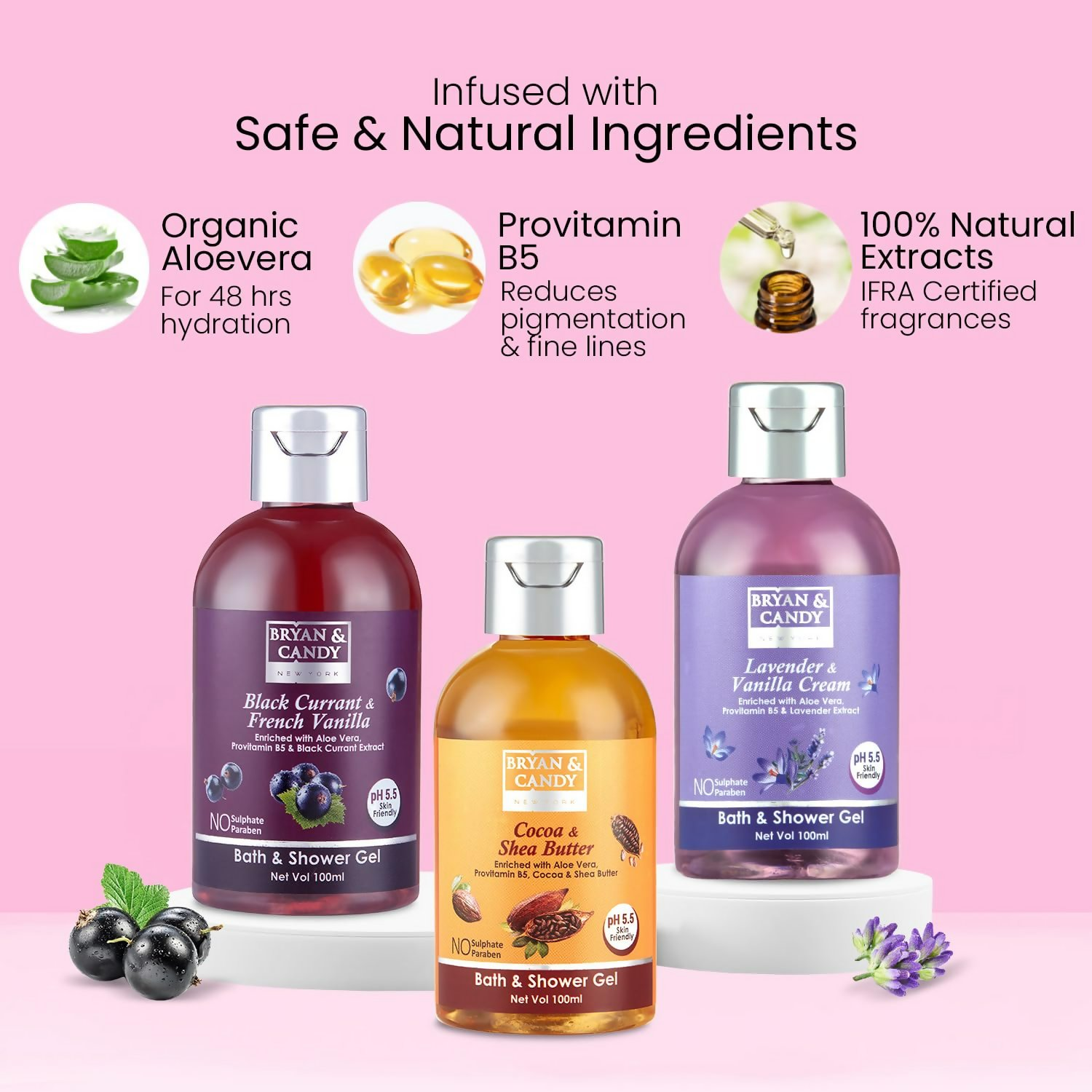 Bryan & Candy Luxurious Bliss Essential Shower Gel Combo Kit - Distacart