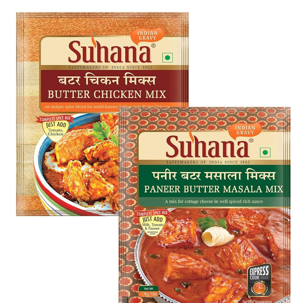 Suhana Paneer Butter Mix & Butter Chicken Mix