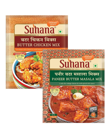 Suhana Paneer Butter Mix & Butter Chicken Mix - Distacart