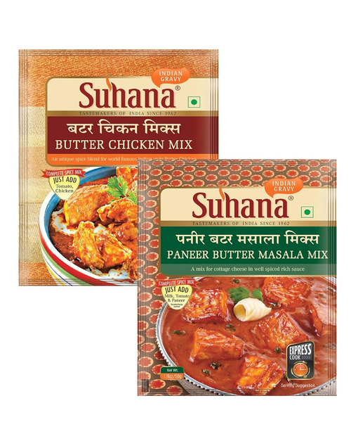 Suhana Paneer Butter Mix & Butter Chicken Mix