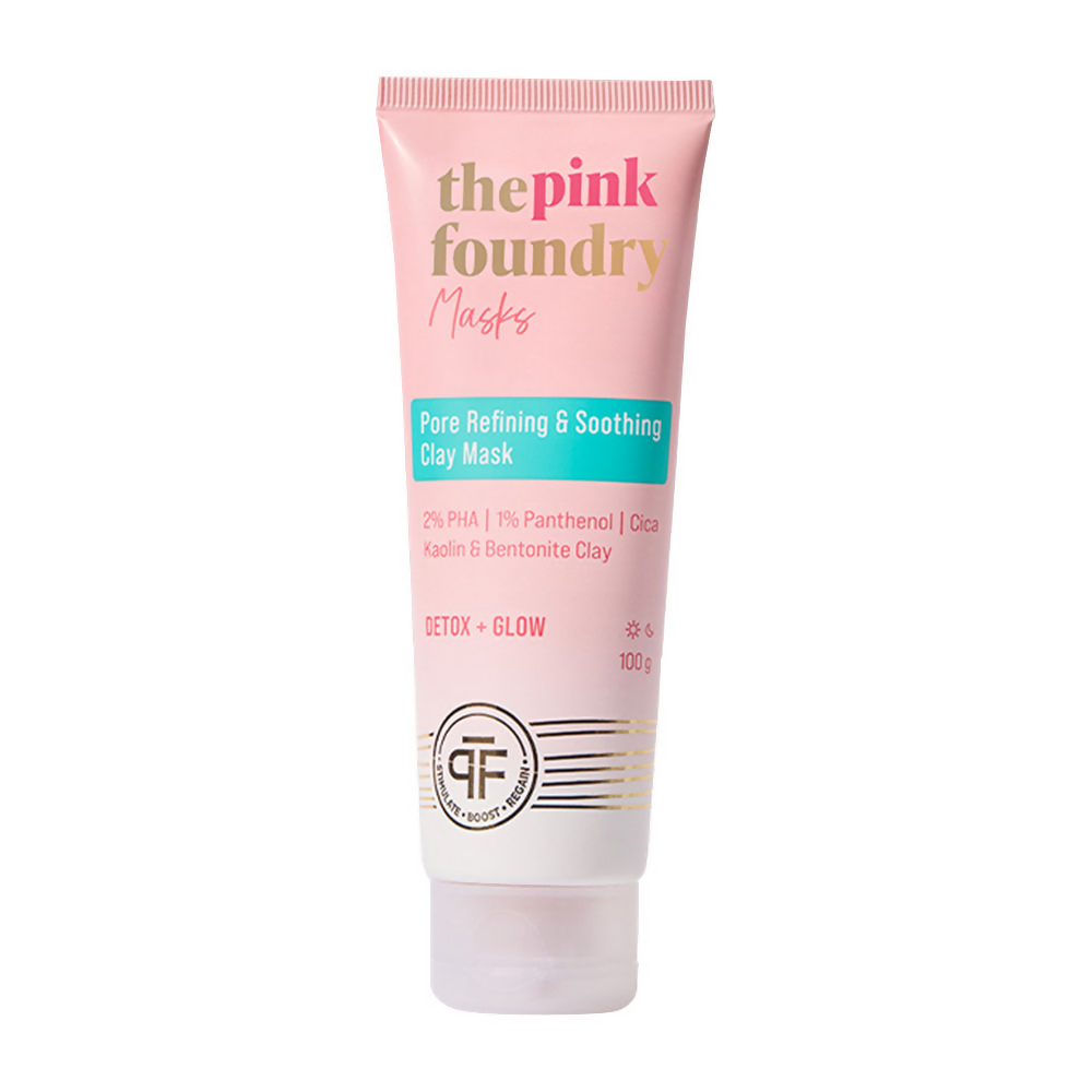 The Pink Foundry Pore Refining & Soothing Clay Mask - Distacart