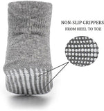 Thumbnail for AHC Baby Socks Anti Slip Anti Skid Boys Girls Ankle Length Soft Cotton Socks with Grip - Distacart
