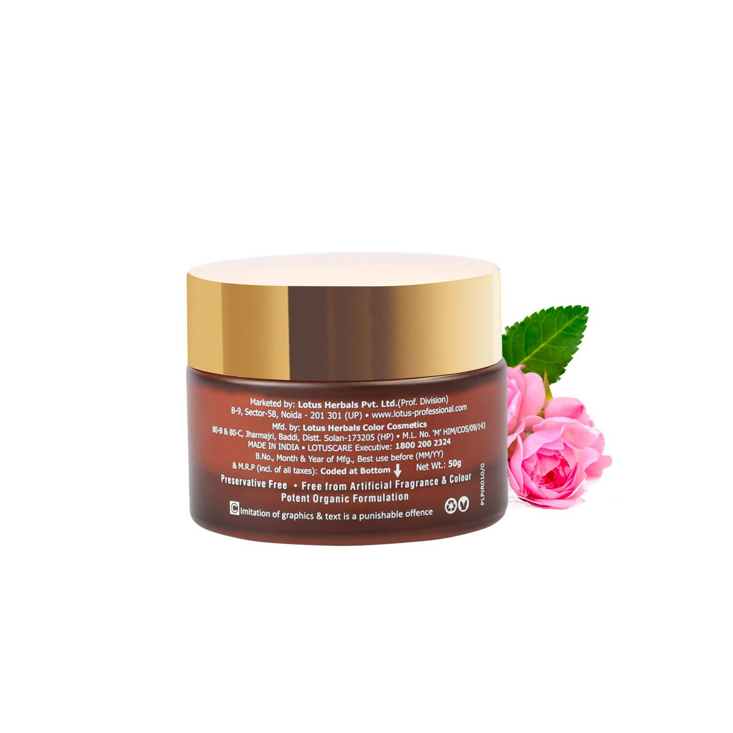 Lotus Professional Dermo Spa Bulgarian Rose Skin Radiance Cream with SPF20 - Distacart