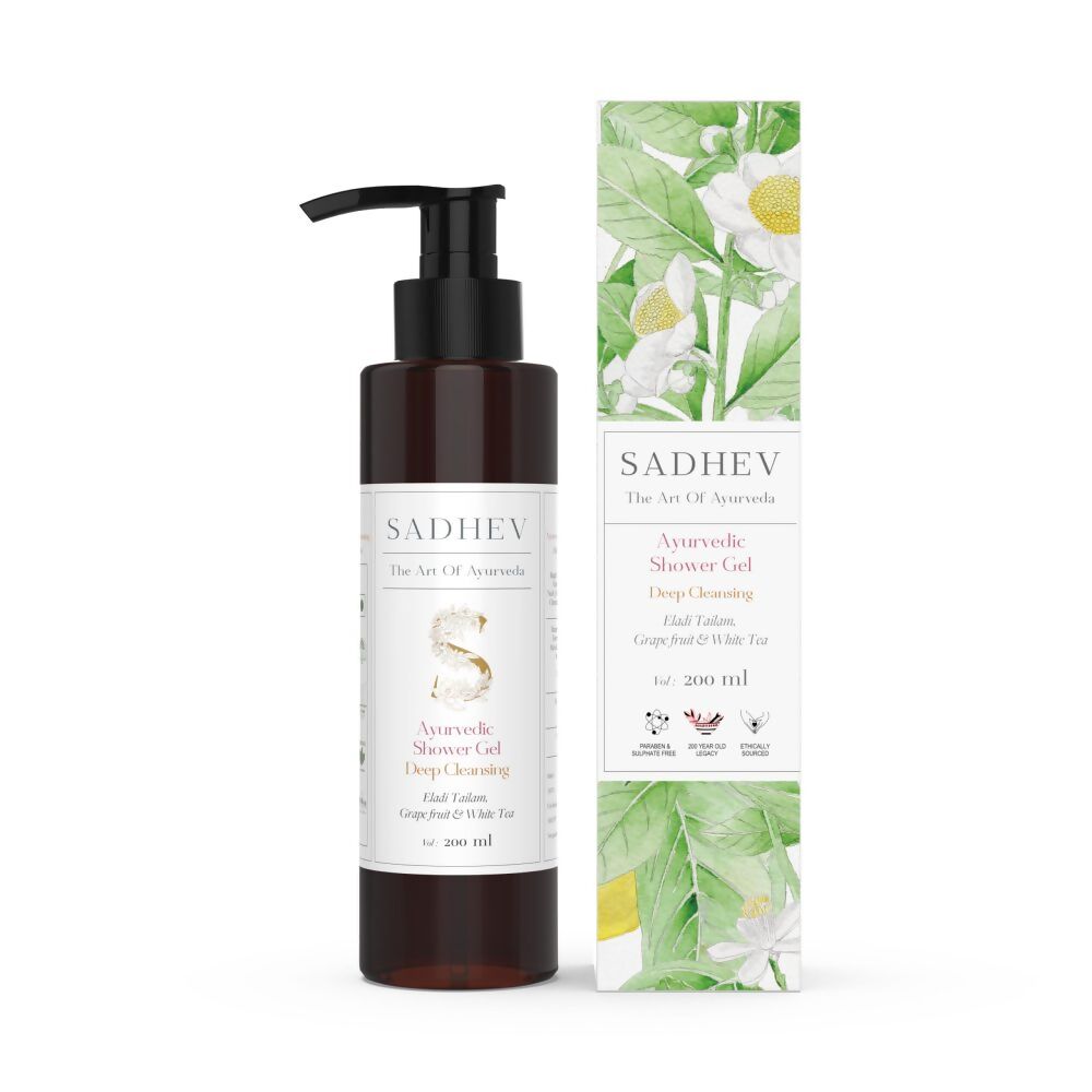 Sadhev Ayurvedic Shower Gel Deep Cleansing - Distacart