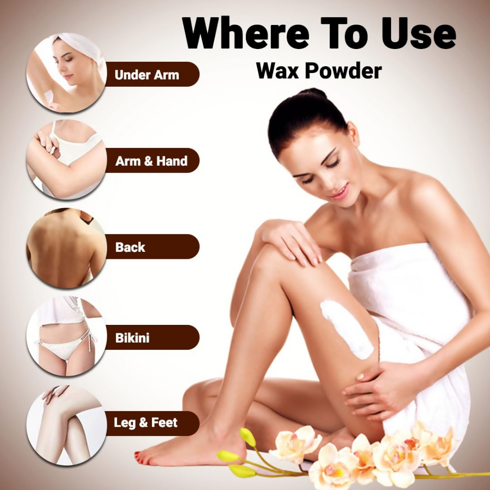 VedicAyurveda Herbal Wax Powder - Sandalwood - Dista