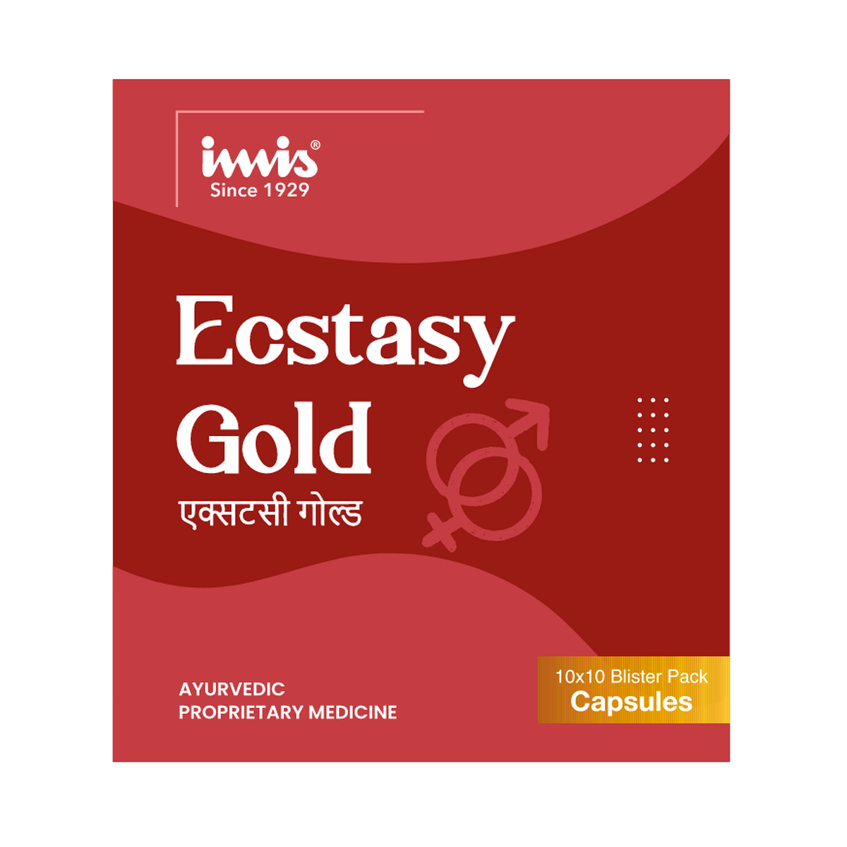 IMIS Ayurveda Ecstasy Gold Capsules