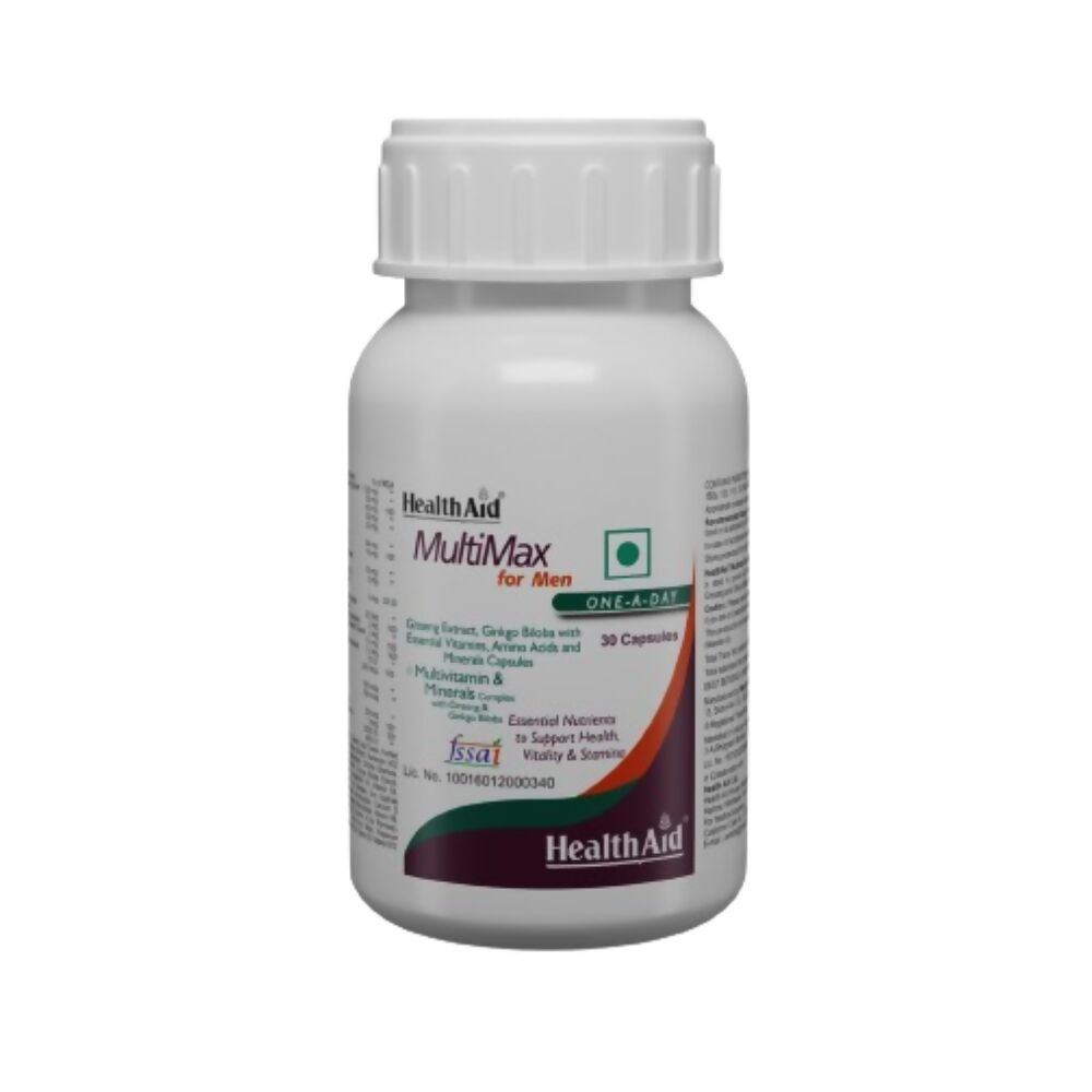 HealthAid MultiMax Softgel Capsules for Men - Distacart