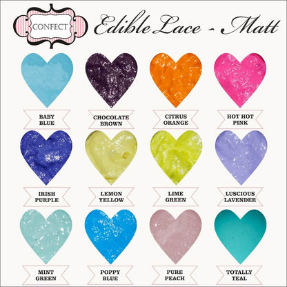 hot hot pink edible lace 100g