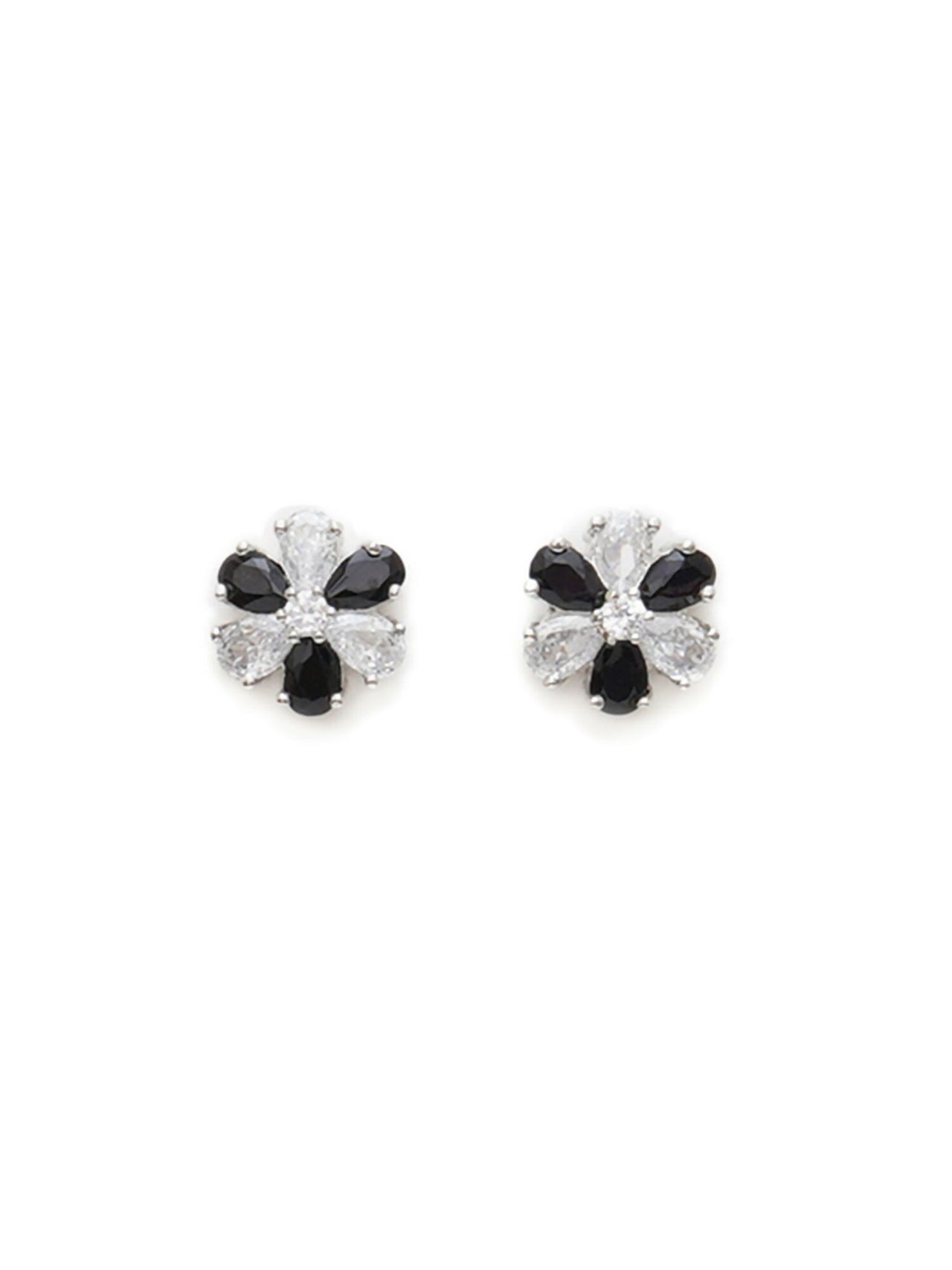 stone stud (Black and white) - Ruby Raang - Distacart