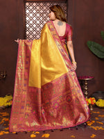 Thumbnail for Aastha Fashion Gold Tissue Silk Weaving Saree - Distacart