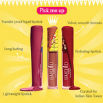 Thumbnail for LoveChild By Masaba Gupta Double Star Transfer-proof Dusty Rose Pink Liquid Lipstick - Distacart