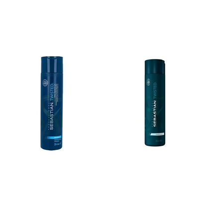 Sebastian Professional Twisted Elastic Cleanser For Curl/Waves Combo - Distacart