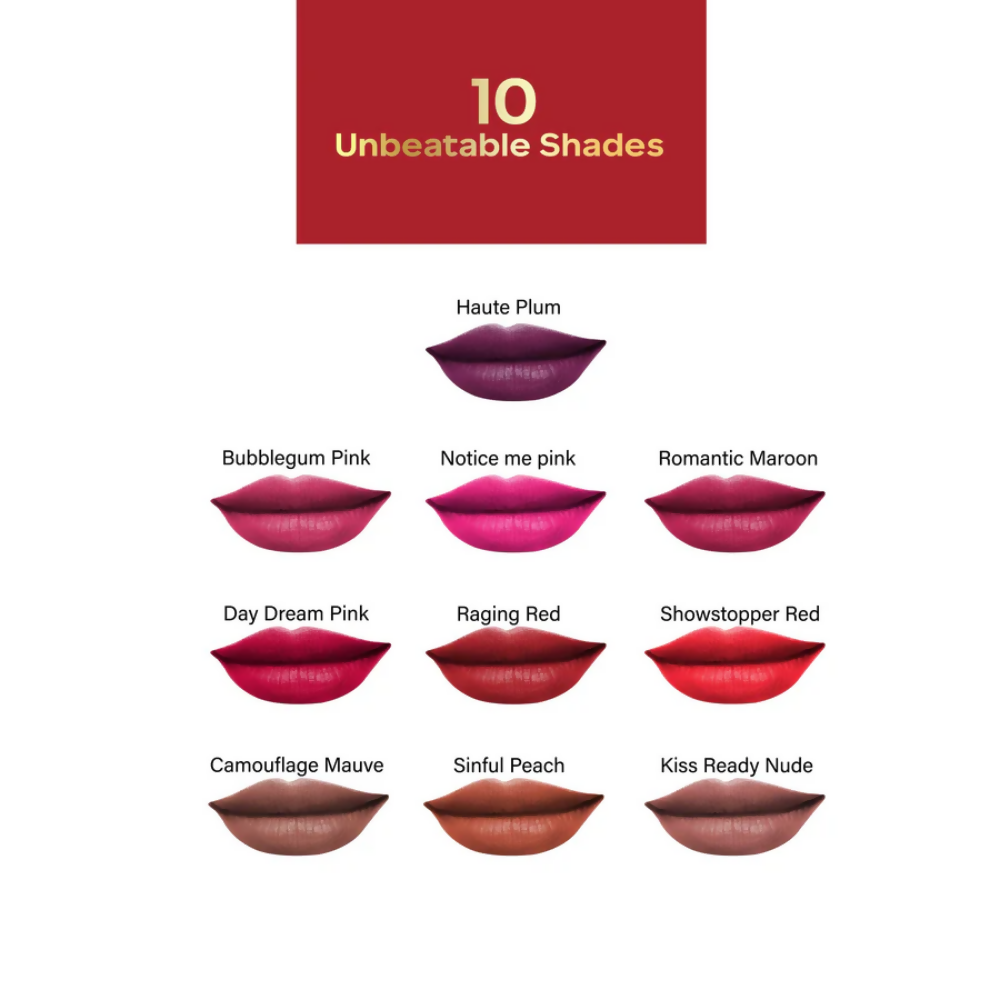 Faces Canada 3 in 1 LongStay Matte Lipstick - Sinful Peach 05 - Distacart