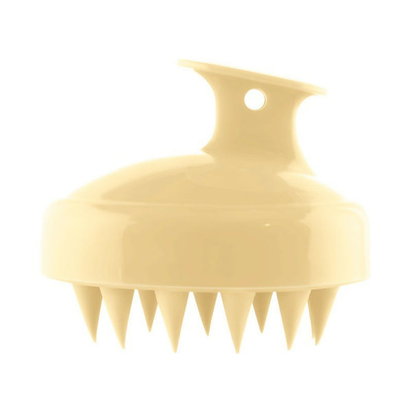 Nykaa Naturals Scalp Massager Brush For Blood Circulation & Natural Hair Growth - Yellow - Distacart