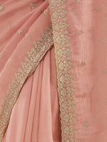 Thumbnail for kasee Embellished Zari Pure Silk Saree - Distacart