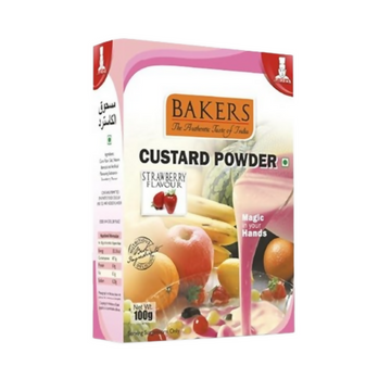 BAKERS Custard Powder - Strawberry - Dista