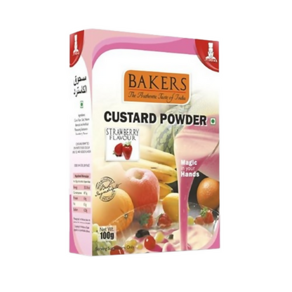 BAKERS Custard Powder - Strawberry - Dista