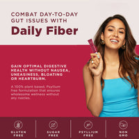 Thumbnail for Wellbeing Nutrition Daily Fiber Powder-Vanilla Berry Flavor - Distacart