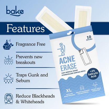 Bake Acne Erase XL Pimple Patches - Distacart