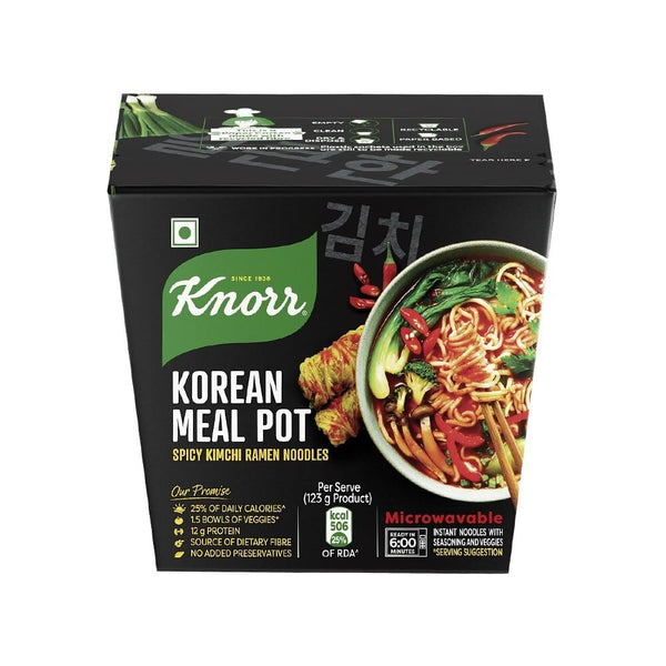 Knorr Korean Meal Pot Spicy Kimchi Ramen Noodles - Distacart
