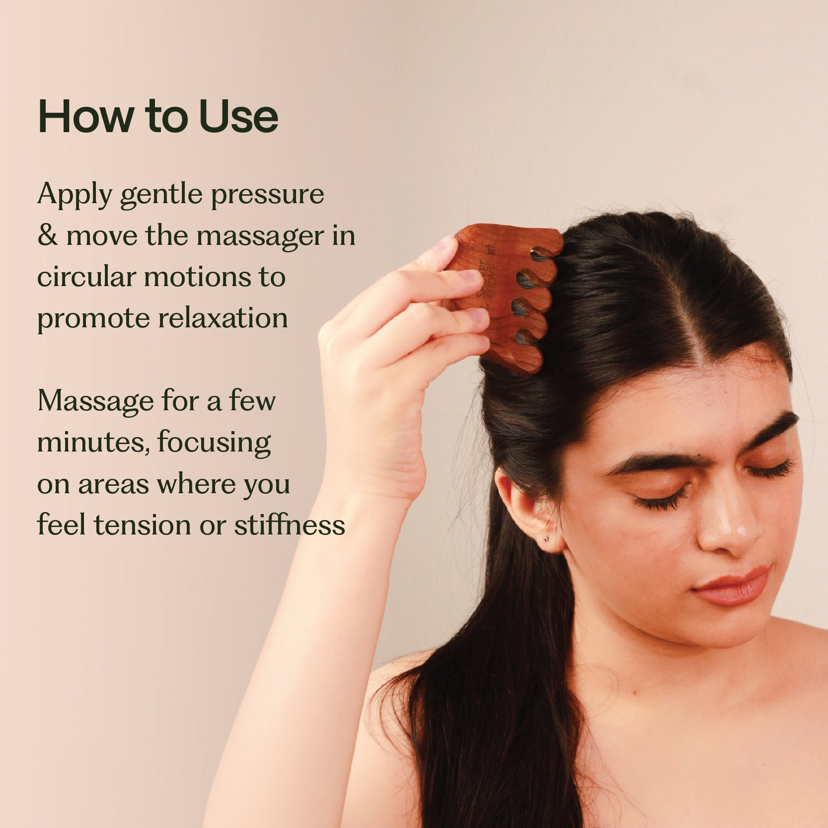 Sacred Grove Acupressure Therapy Elephant Head Massager