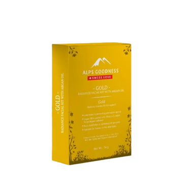Alps Goodness Gold Radiance Facial Kit with Argan Oil - Distacart