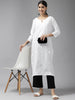 Yufta Embroidered Cotton Kurta - Distacart