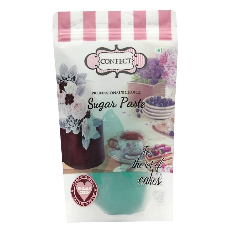 confect emerald green nutritional sugarpaste 1 kg