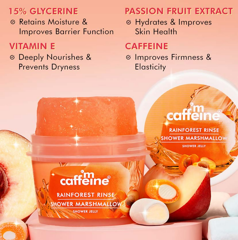 mCaffeine Rainforest Rinse Shower Marshmallow Shower Jelly