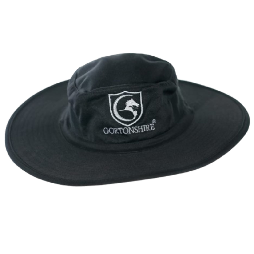Gortonshire Cricket Panama Hat (Large, Black) - Distacart