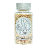 Thumbnail for confect english gold disco balls sprinkles 2 mm 120 gms
