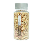 Thumbnail for confect english gold disco balls sprinkles 3 mm 120 gms