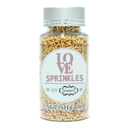 confect english gold vermicelli sprinkles 100 gms